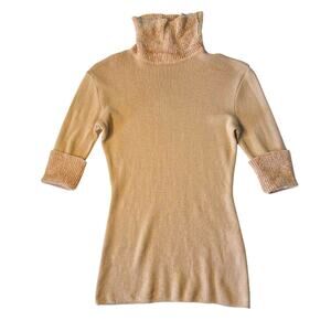 Vintage 90s Emanuel Ungaro “U” Collection Knit Turtleneck – Size S–Made in Italy